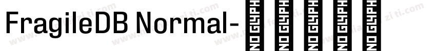 FragileDB Normal字体转换